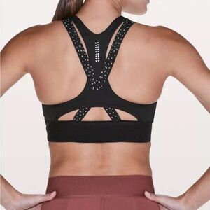 Lululemon To The Beat Bra Lululemon x SoulCycle Size 6 black